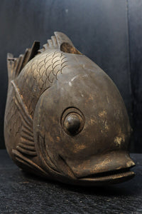 風格漂う大きな鯛の自在鉤の横木 DC8036