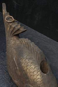 風格漂う大きな鯛の自在鉤の横木 DC8036