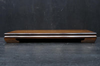 明るい色合いに優雅な杢目が浮かぶ置台 DC8058