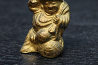 小振りサイズ!! 金色に彩られた恵比須様と大黒様のセット DC8070 在庫2体1組