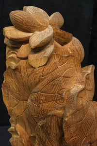 蓮の葉と花を優雅に描いた梁飾り DC8073ab 在庫(a:1 b:1)枚