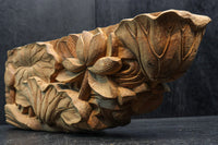 蓮の葉と花を優雅に描いた梁飾り DC8073ab 在庫(a:1 b:1)枚