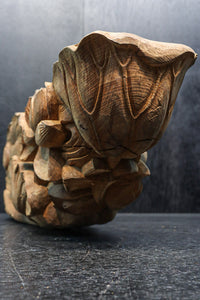 蓮の葉と花を優雅に描いた梁飾り DC8073ab 在庫(a:1 b:1)枚