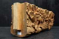 菊の花が美しく咲き誇る彫刻梁飾り DC8074a