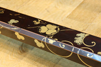 極上!! 黒漆に蒔絵が絢爛優美な組み立て式衣桁 DC8077