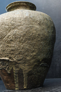 時代を重ねた味わいある壺型の花器 DC8078