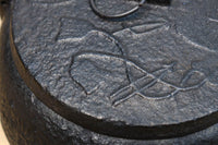 小槌や松の絵柄で縁起を担ぐ小さめサイズの消壺 DC8084