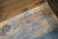 古色の風合い溢れる持ち手付き(折畳み式)炭入れ DC8094