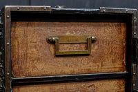 黒漆に桜紋の装飾金具が際立つ極上手許箪笥 DC8116