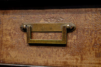 黒漆に桜紋の装飾金具が際立つ極上手許箪笥 DC8116