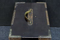 黒漆に桜紋の装飾金具が際立つ極上手許箪笥 DC8116