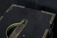 黒漆に桜紋の装飾金具が際立つ極上手許箪笥 DC8116