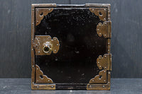 黒漆に桜紋の装飾金具が際立つ極上手許箪笥 DC8116