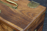 美しい杢目に金具の風格漂う桑材硯箱 DC8120