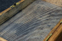 美しい杢目に金具の風格漂う桑材硯箱 DC8120