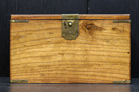美しい杢目に金具の風格漂う桑材硯箱 DC8120