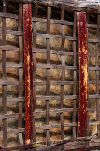 渋みを増した味わい深い竹編みカゴの炭入れ DC8130