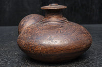 瓢箪(ひょうたん)形をした木製の一輪挿し DC8137