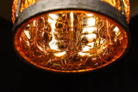 アンバーガラスが温かな輝きを放つ電笠 DC8143 在庫3個