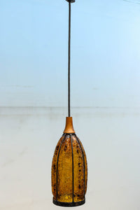 アンバーガラスが温かな輝きを放つ電笠 DC8143 在庫3個