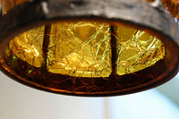 アンバーガラスが温かな輝きを放つ電笠 DC8143 在庫3個