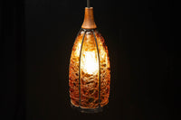 アンバーガラスが温かな輝きを放つ電笠 DC8143 在庫3個