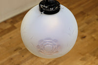 【ご精算用】オパールセントに大輪のお花の透かし模様が優雅に浮かぶ電笠 DC8146