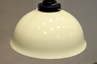 内面に花柄模様が描かれたノリタケの電笠 DC8148