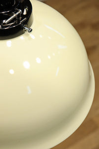 内面に花柄模様が描かれたノリタケの電笠 DC8148