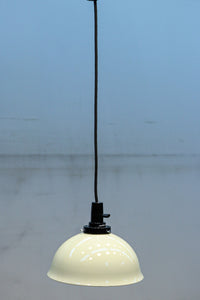 内面に花柄模様が描かれたノリタケの電笠 DC8148