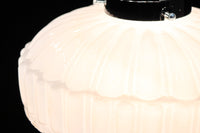 プレス模様でお洒落な雰囲気あるプレスガラス電笠 DC8150