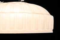 プレス模様でお洒落な雰囲気あるプレスガラス電笠 DC8150