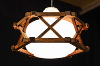 六角形の木枠が和モダンに飾る電笠 DC8159