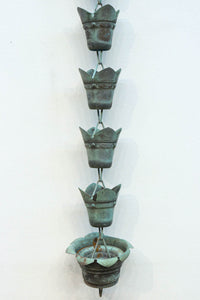 時代の風合いを纏った蕾のような鎖樋 DC8186