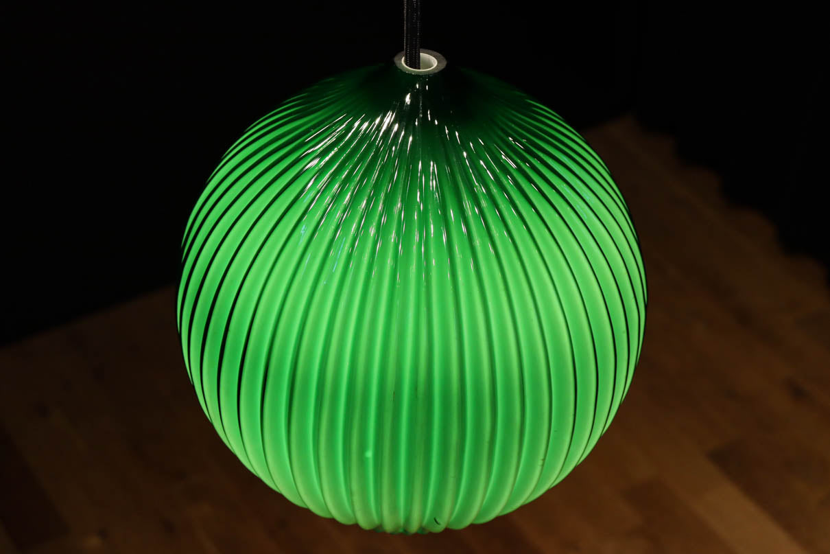  グリーン　ガラス オブジェ 3Dクリスタル(M) ステゴサウルス グリーン ガラス オブジェ