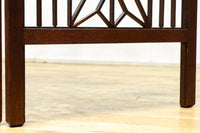 麻の葉組子の帯装飾が華やかな四つ折り衝立 DC8195