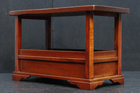 表情豊かな杢目を魅せる縦長の引き出し付き置台 DC8202