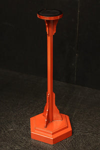 明るい朱の色艶に包まれたぼんぼり台 DC8207 2個1セット