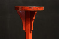 明るい朱の色艶に包まれたぼんぼり台 DC8207 2個1セット