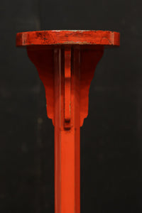 明るい朱の色艶に包まれたぼんぼり台 DC8207 2個1セット