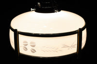 稲とトンボの透かし模様がほのかに浮かぶ電笠 DC8216