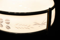 稲とトンボの透かし模様がほのかに浮かぶ電笠 DC8216