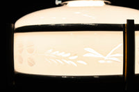 稲とトンボの透かし模様がほのかに浮かぶ電笠 DC8216