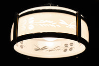 稲とトンボの透かし模様がほのかに浮かぶ電笠 DC8216