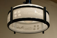 稲とトンボの透かし模様がほのかに浮かぶ電笠 DC8216