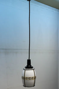 二色混じりのお花帯模様がお洒落な電笠 DC8218