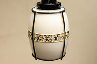 二色混じりのお花帯模様がお洒落な電笠 DC8218