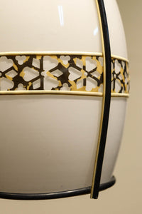 二色混じりのお花帯模様がお洒落な電笠 DC8218