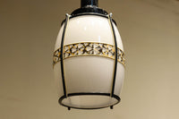 二色混じりのお花帯模様がお洒落な電笠 DC8218