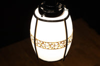 二色混じりのお花帯模様がお洒落な電笠 DC8218